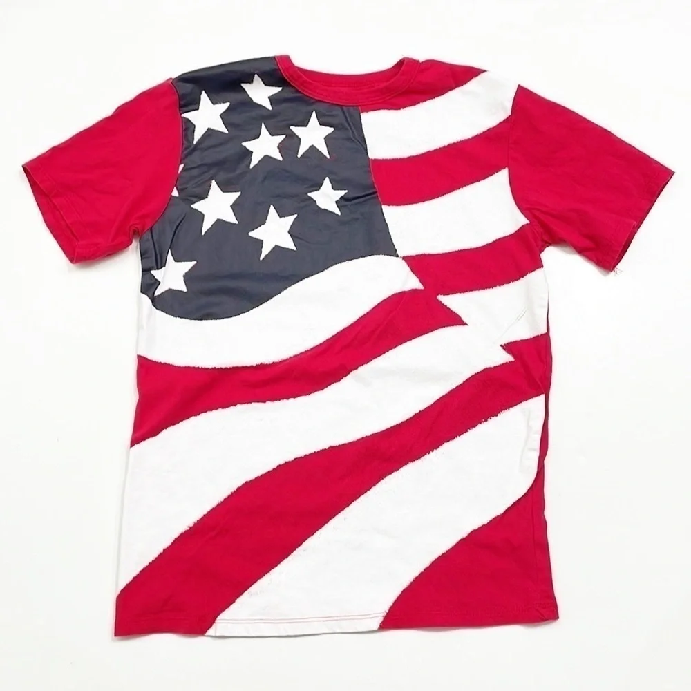 The Children's Place American flag patriotic boys short sleeve t-shirt